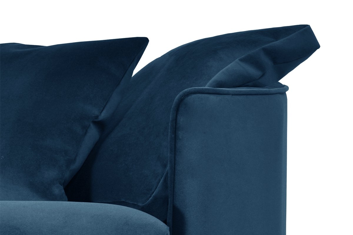 Sofa JUNA, mėlyna, 268x102x89 cm