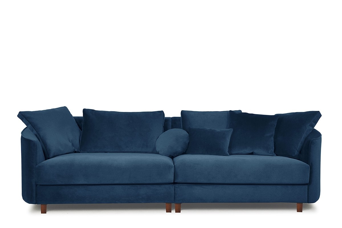 Sofa JUNA, mėlyna, 268x102x89 cm
