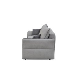 Sofa JUSTA, pilka, 222x98x94 cm