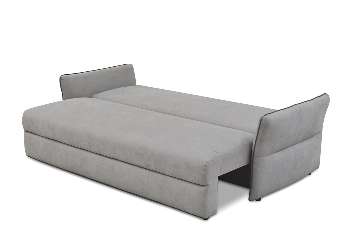 Sofa JUSTA, pilka, 222x98x94 cm