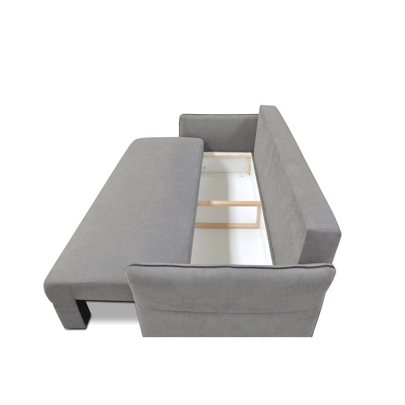 Sofa JUSTA, pilka, 222x98x94 cm