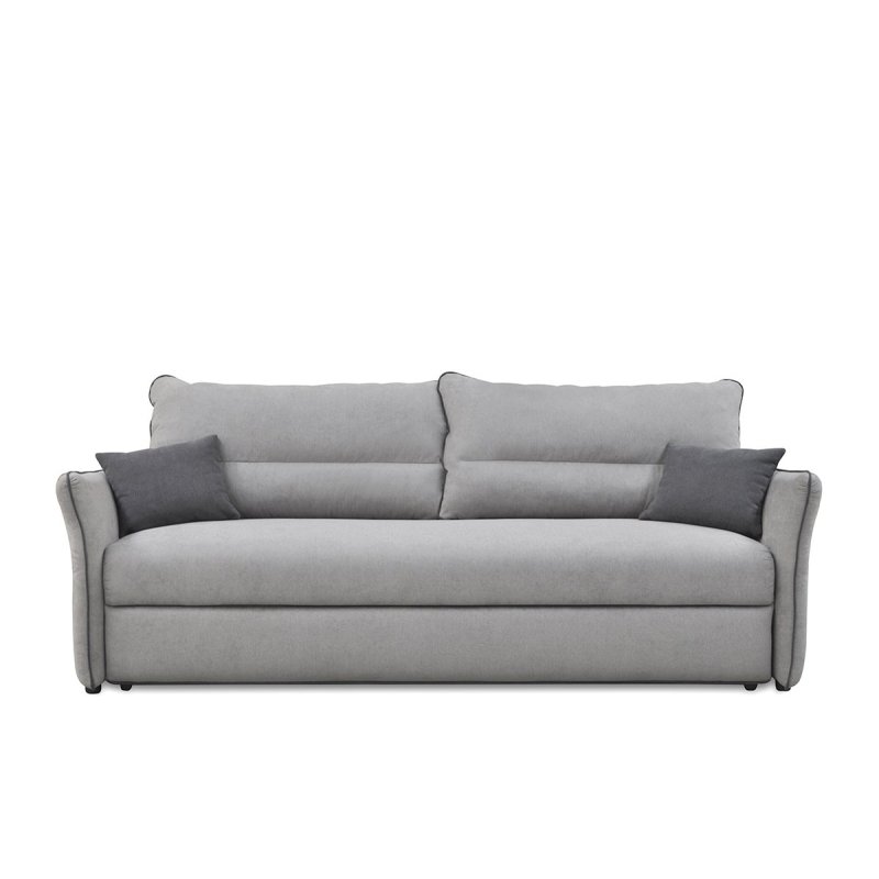 Sofa JUSTA, pilka, 222x98x94 cm