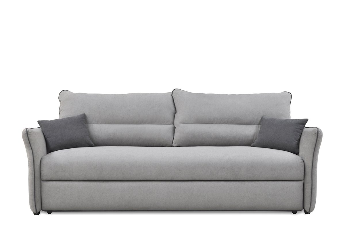 Sofa JUSTA, pilka, 222x98x94 cm