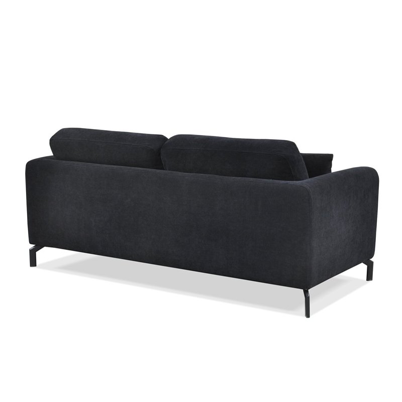 Sofa KAPA, juoda, 190x88x85 cm