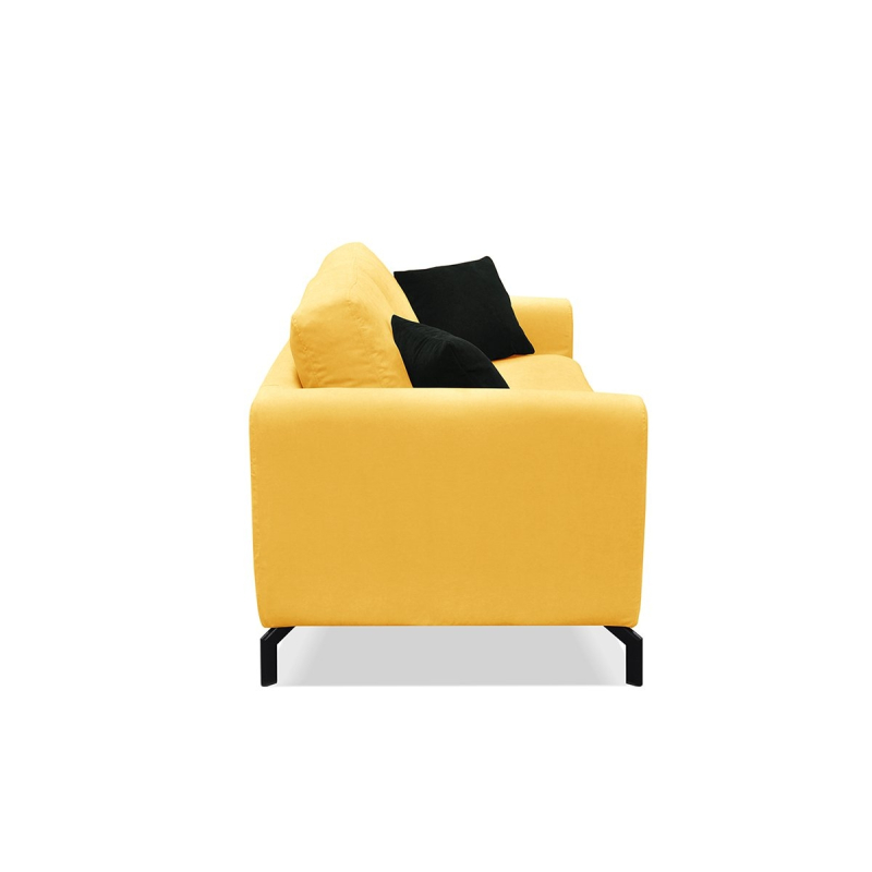 Sofa KAPA, geltona, 190x88x85 cm