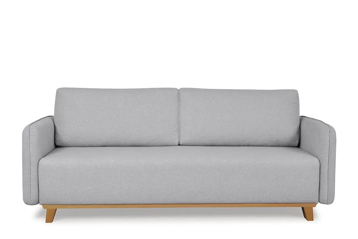 Sofa MARI, šviesiai pilka, 224x93x92 cm