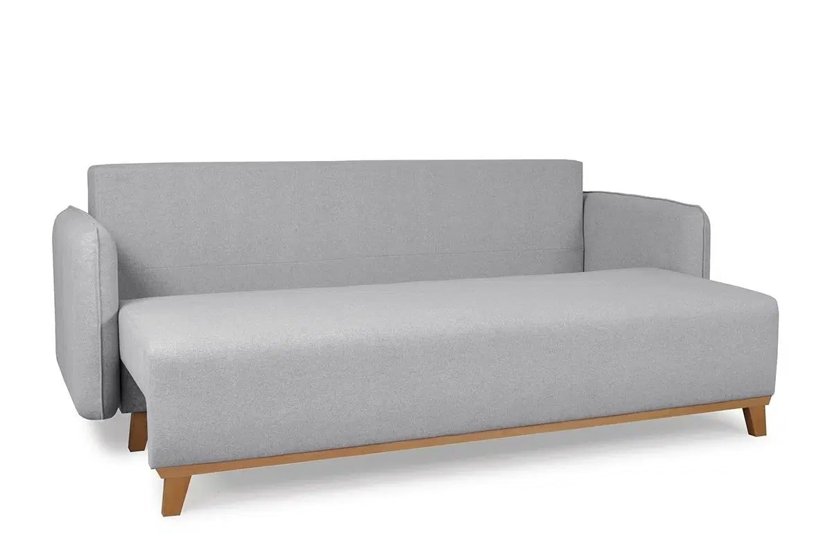 Sofa MARI, šviesiai pilka, 224x93x92 cm