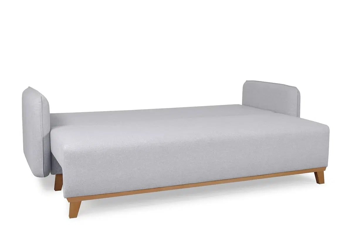 Sofa MARI, šviesiai pilka, 224x93x92 cm