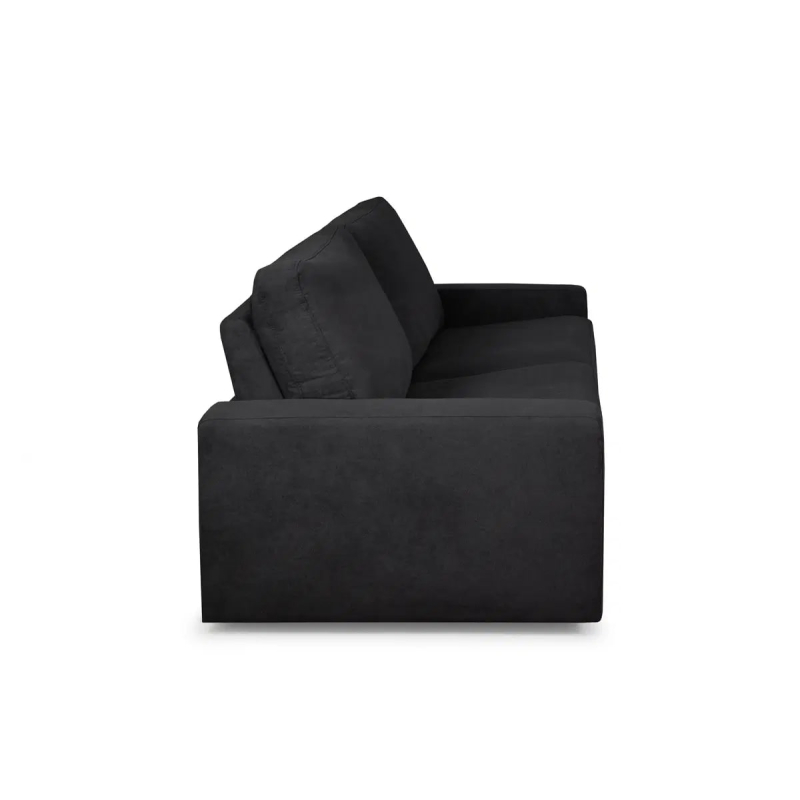 Sofa MENO, juoda, 195x100x90 cm