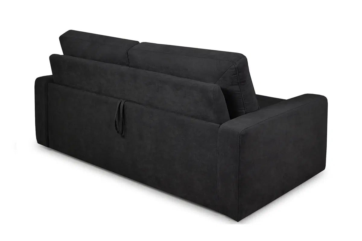 Sofa MENO, juoda, 195x100x90 cm