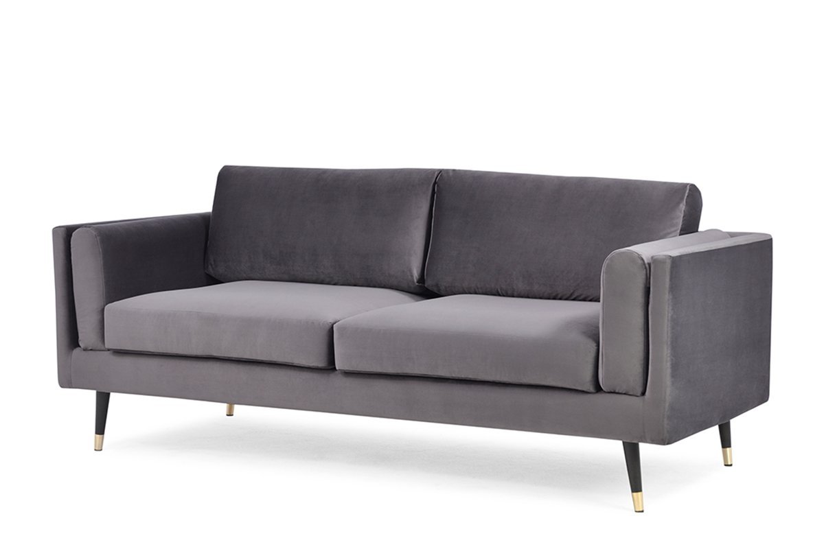 Sofa MERI, tamsiai pilka, 207x87x91 cm