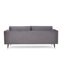 Sofa MERI, tamsiai pilka, 207x87x91 cm