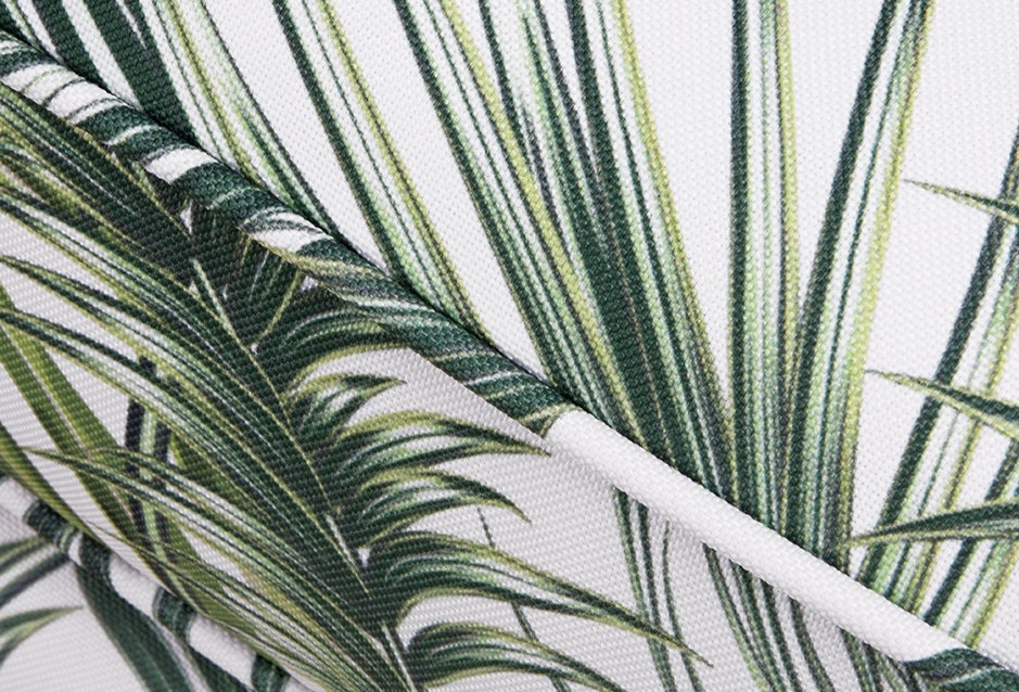 Fotelis MILE, baltas-žalias/juodas, 82x97x105 cm