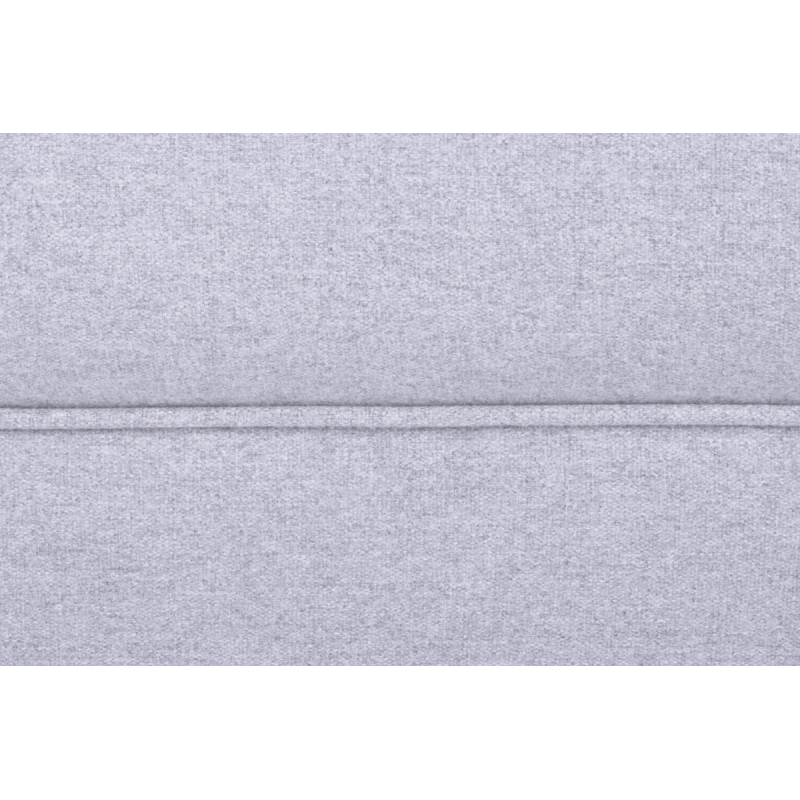 Pufas MILE, šviesiai pilkas/juodas, 51x36x42 cm