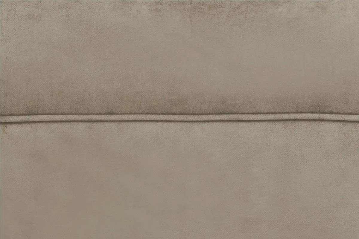 Pufas MILE, smėlio/juodas, 51x36x42 cm