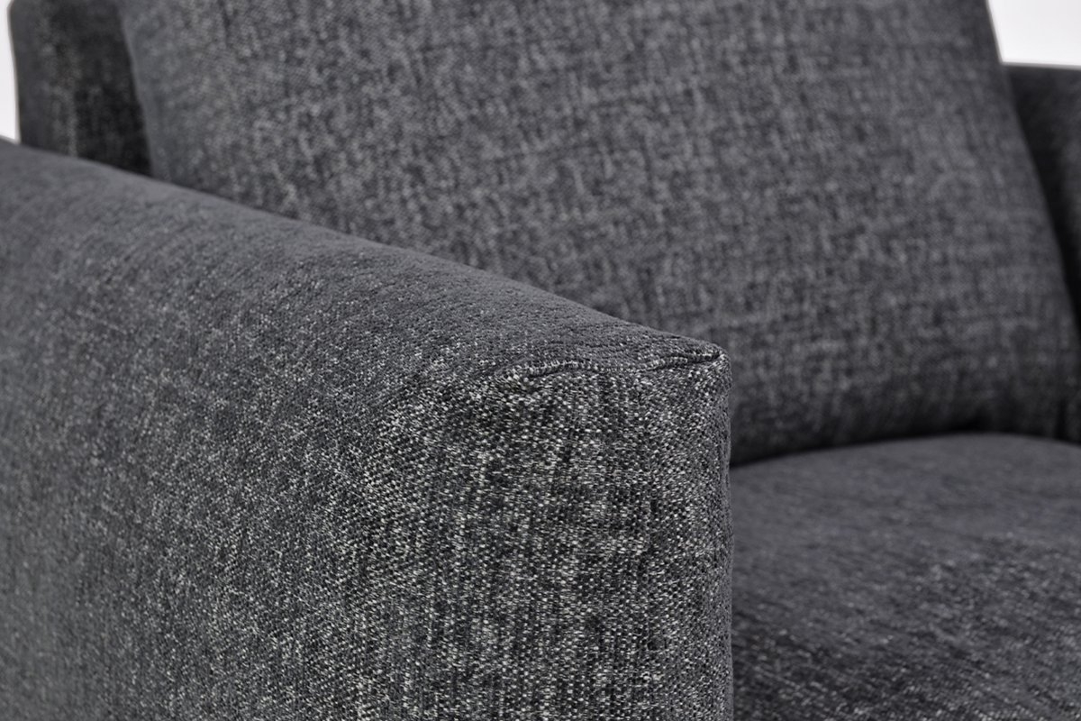 Sofa MINU, tamsiai pilka, 172x96x88 cm