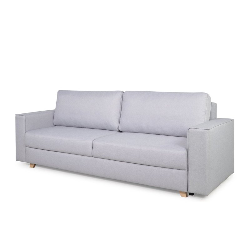 Sofa MUNO, šviesiai pilka, 240x94x90 cm