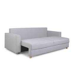 Sofa MUNO, šviesiai pilka, 240x94x90 cm