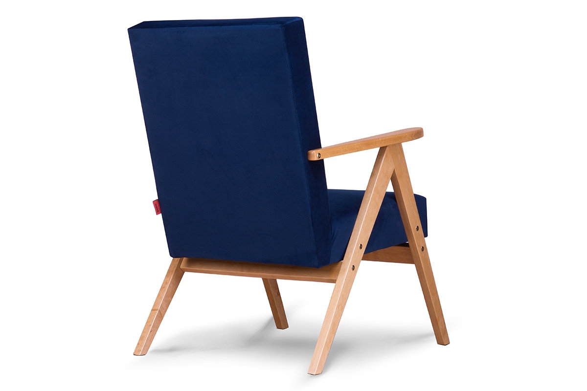 Fotelis NASE, mėlynas, 60x75x90 cm