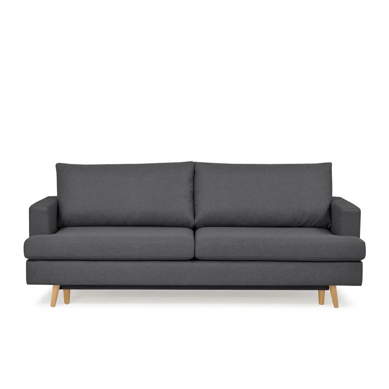 Sofa NEBO, tamsiai pilka, 224x100x92 cm