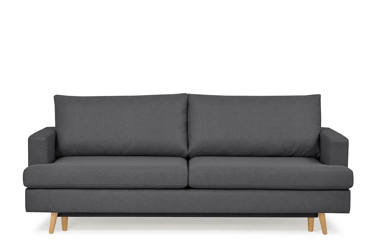 Sofa NEBO, tamsiai pilka, 224x100x92 cm