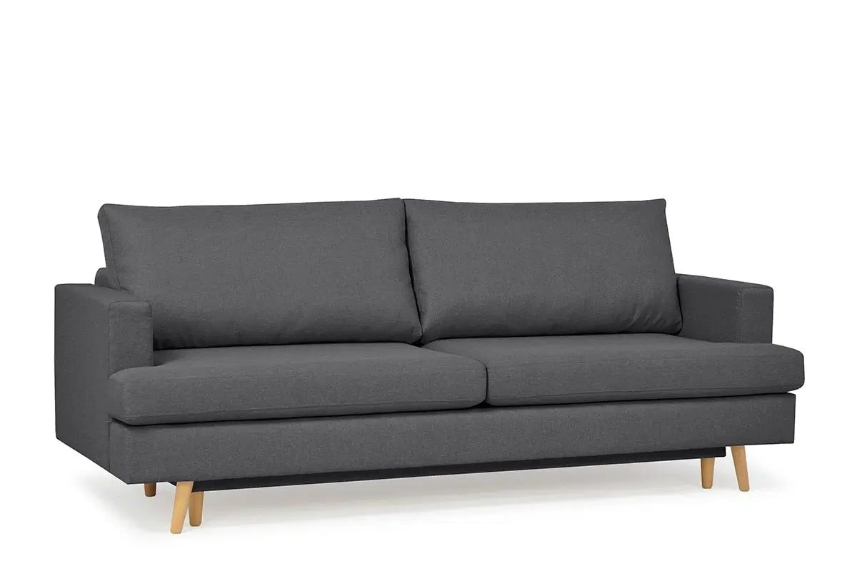 Sofa NEBO, tamsiai pilka, 224x100x92 cm