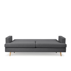 Sofa NEBO, tamsiai pilka, 224x100x92 cm