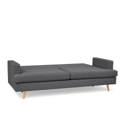 Sofa NEBO, tamsiai pilka, 224x100x92 cm