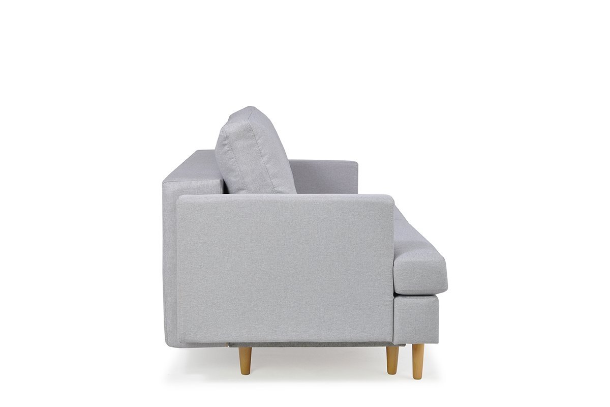 Sofa NEBO, šviesiai pilka, 224x100x92 cm