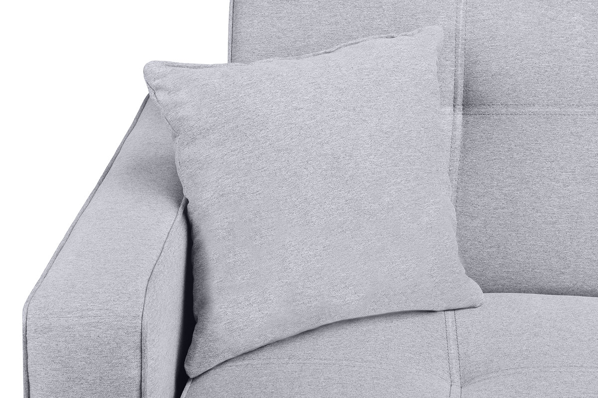 Sofa ORIA, pilka, 218x90x89 cm