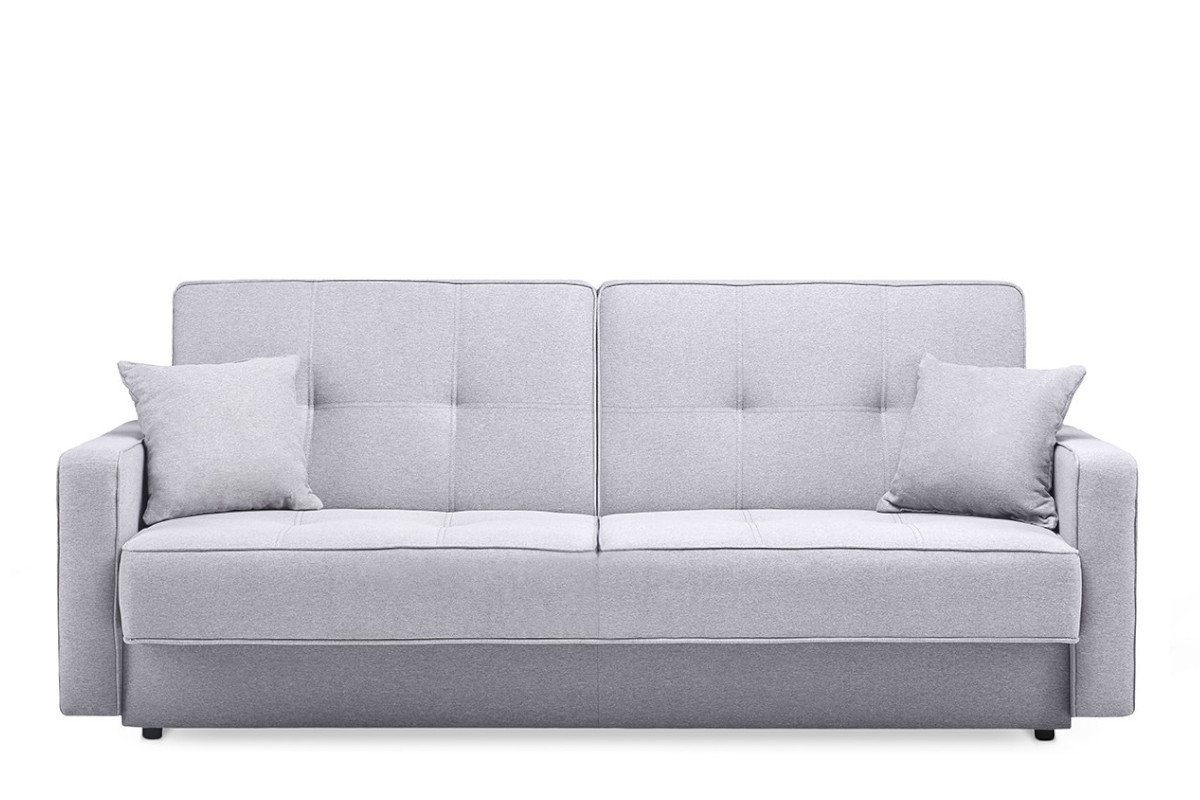 Sofa ORIA, pilka, 218x90x89 cm