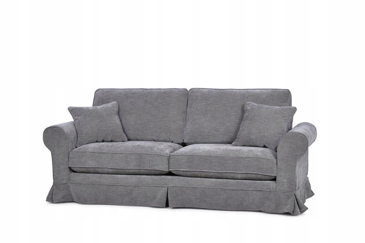 Sofa PURRI, tamsiai pilka, 227x90x98 cm