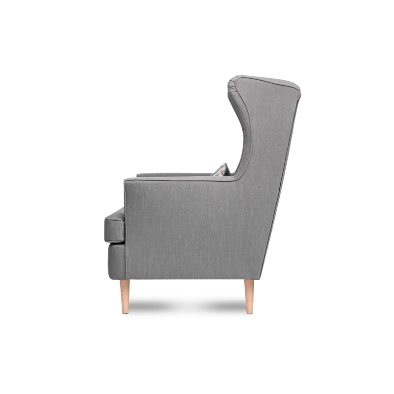 Fotelis STRAL, pilkas, 82x80x108 cm