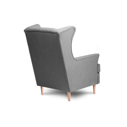 Fotelis STRAL, pilkas, 82x80x108 cm