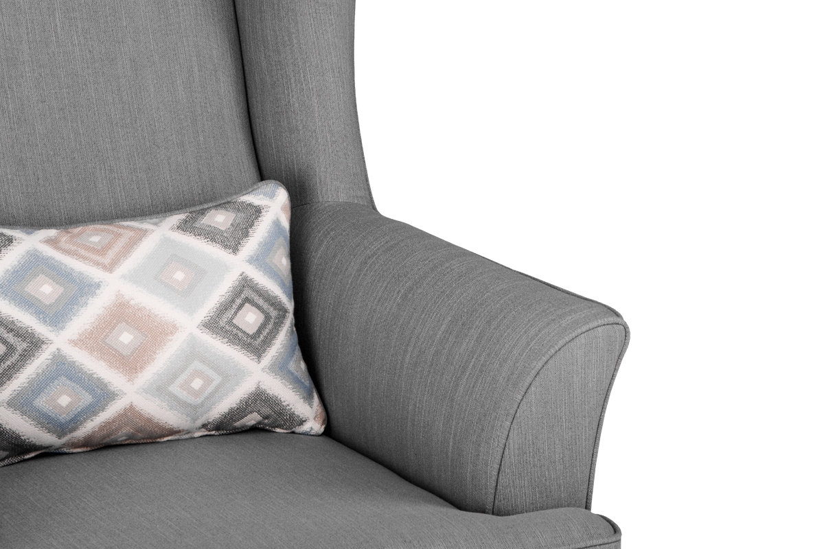 Fotelis STRAL, pilkas, 82x80x108 cm