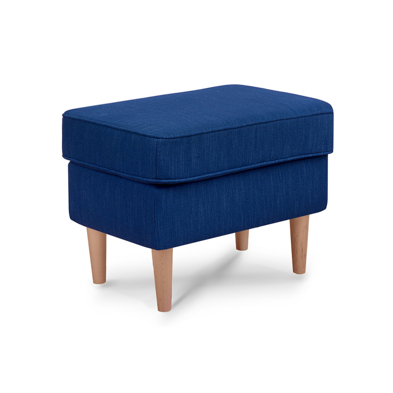 Pufas STRAL, mėlynas, 56x41x43 cm