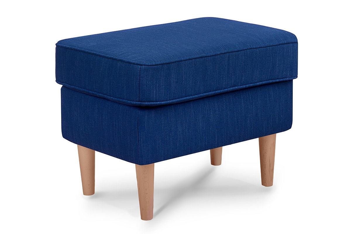 Pufas STRAL, mėlynas, 56x41x43 cm