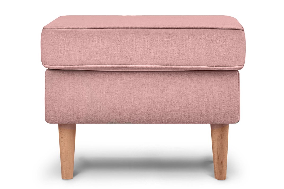 Pufas STRAL, koralų, 56x41x43 cm