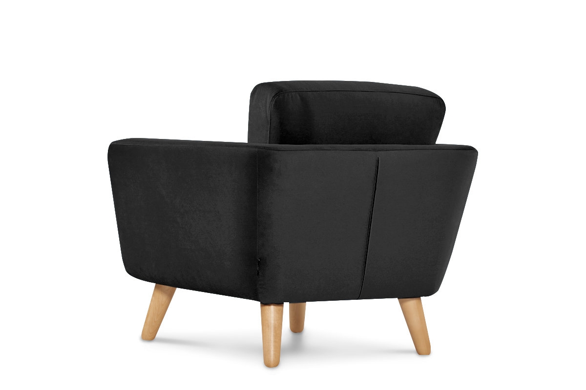 Fotelis TAGO, juodas, 86x88x80 cm