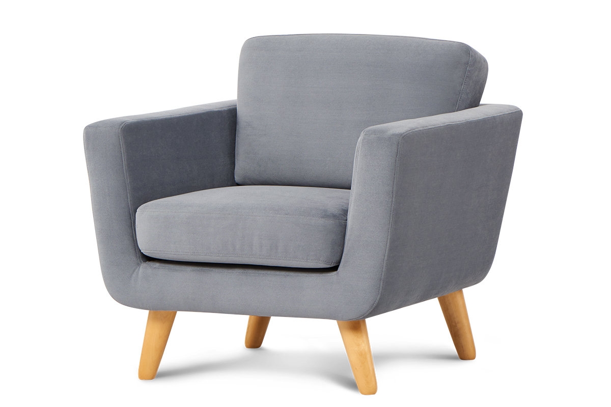 Fotelis TAGO, pilkas, 86x88x80 cm