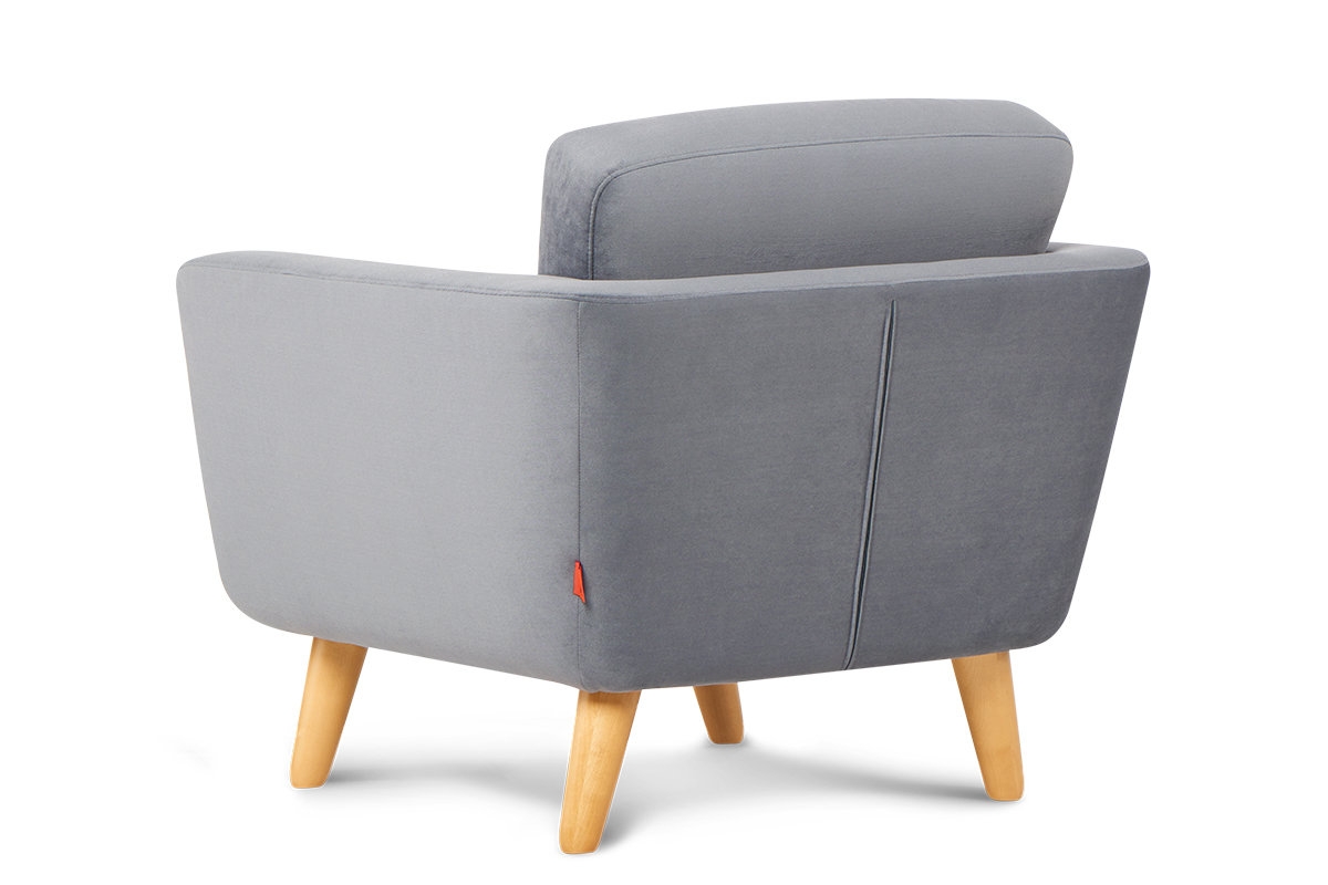 Fotelis TAGO, pilkas, 86x88x80 cm