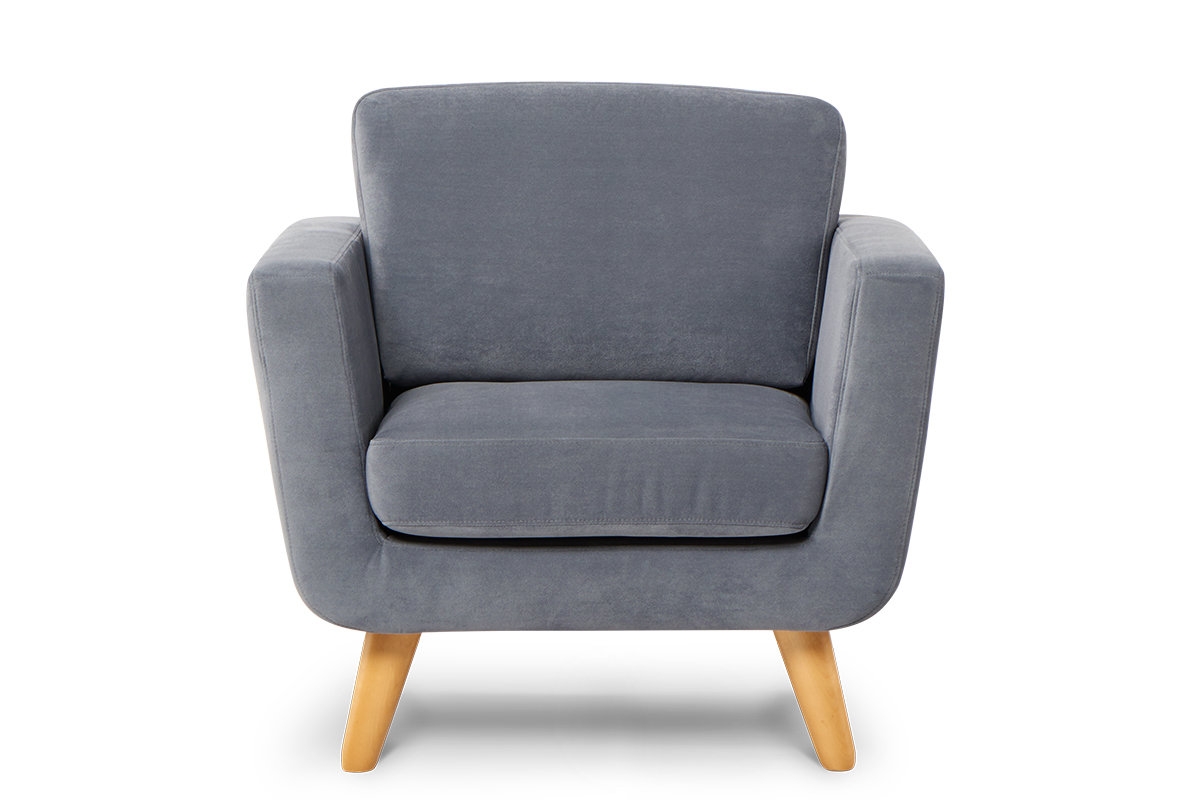 Fotelis TAGO, pilkas, 86x88x80 cm