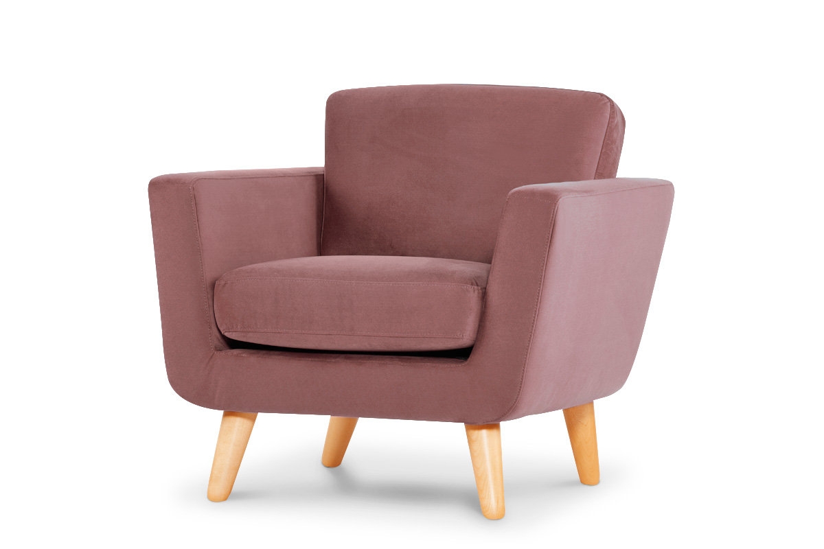 Fotelis TAGO, rožinis, 86x88x80 cm