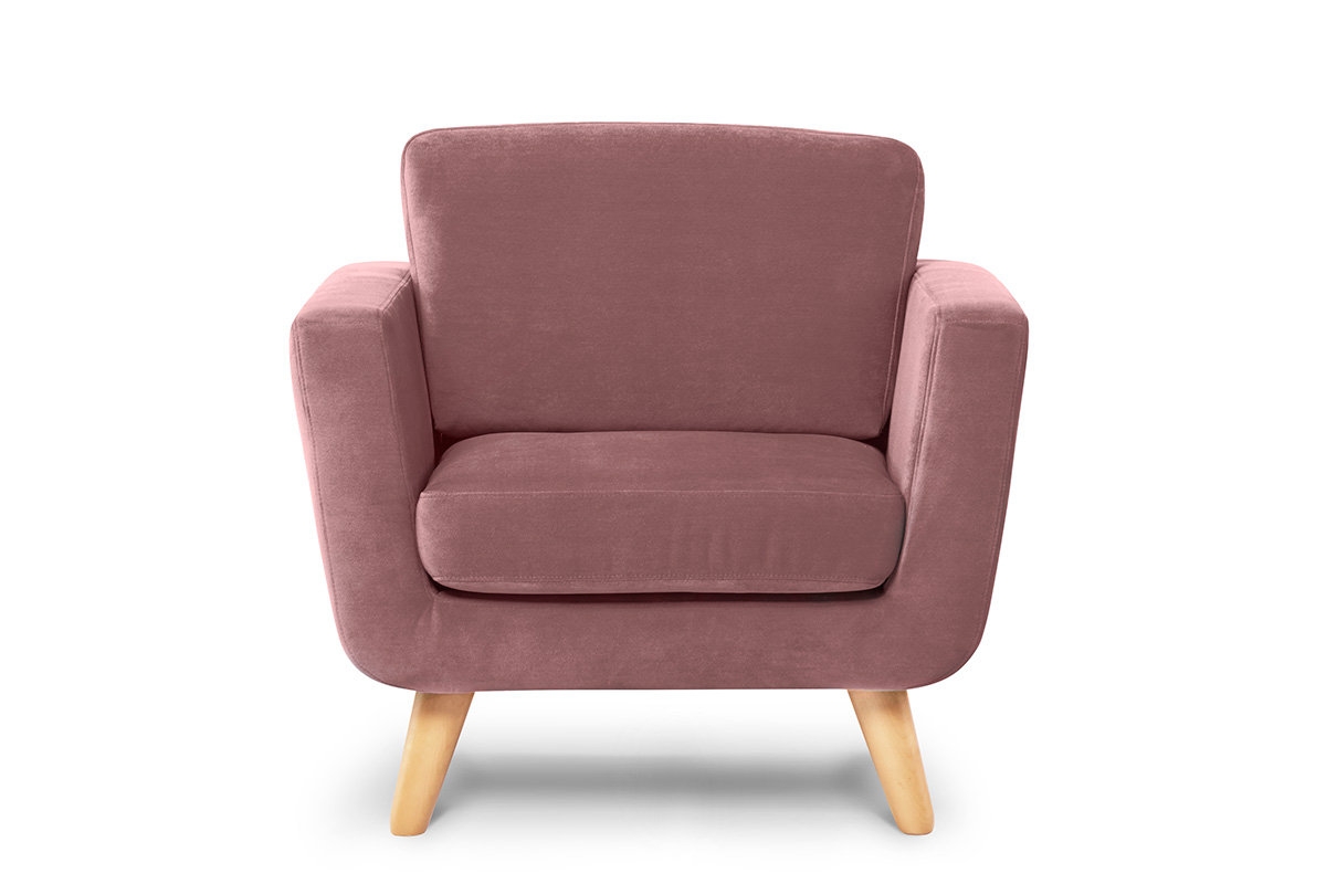 Fotelis TAGO, rožinis, 86x88x80 cm