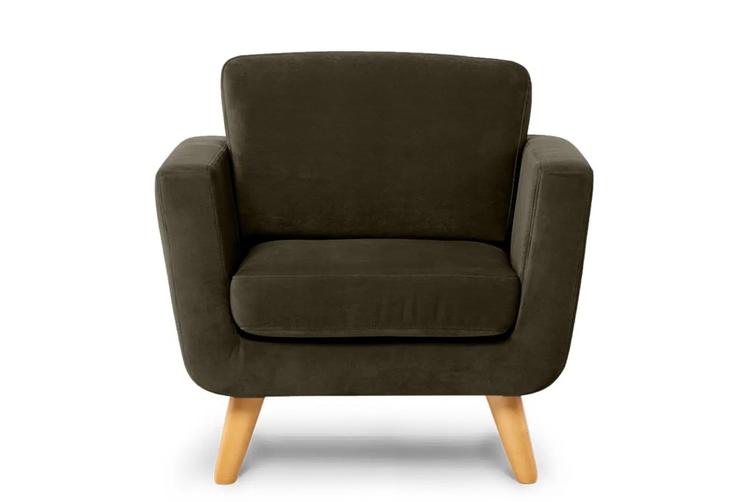 Fotelis TAGO, rudas, 86x88x80 cm