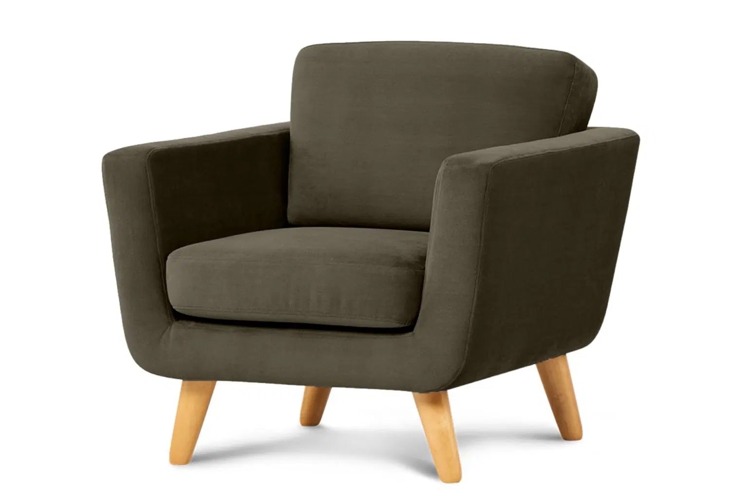 Fotelis TAGO, rudas, 86x88x80 cm