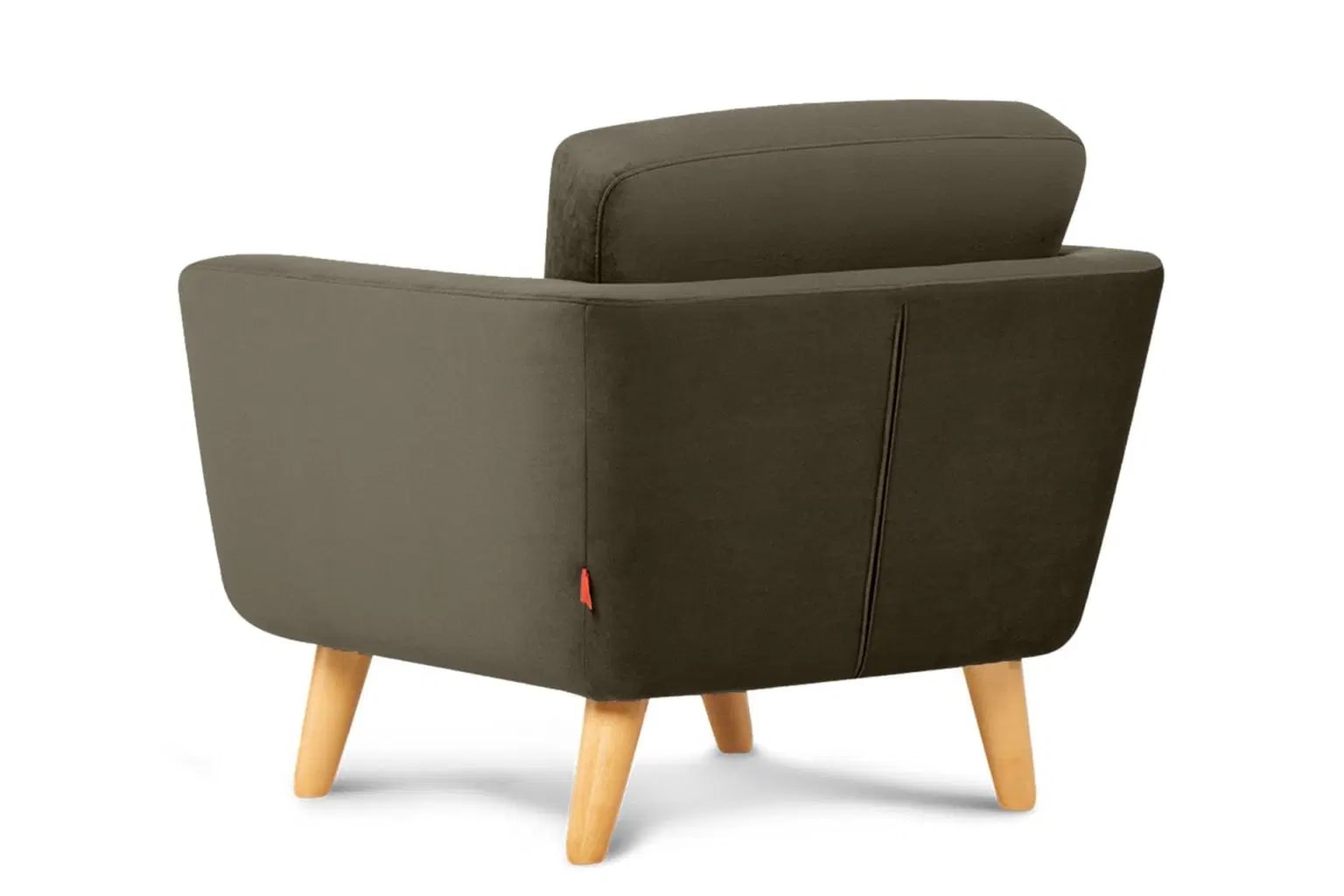 Fotelis TAGO, rudas, 86x88x80 cm