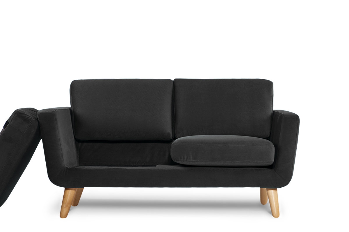 Sofa TAGO, juoda, 154x88x80 cm