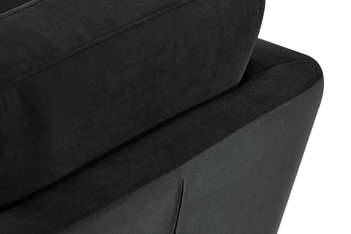 Sofa TAGO, juoda, 154x88x80 cm
