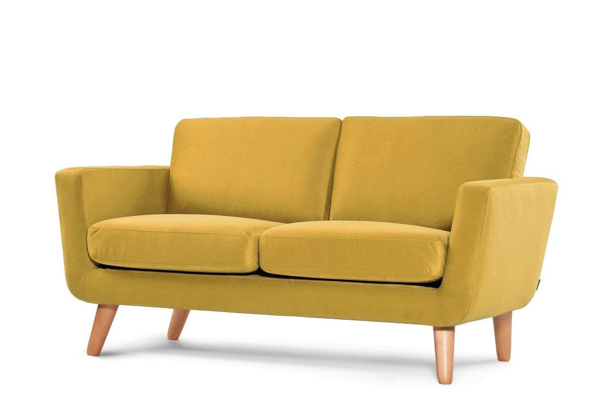 Sofa TAGO, geltona, 154x88x80 cm